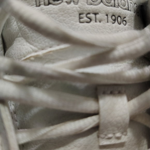 New Balance White Athletic Shoes - Picture 4 of 8